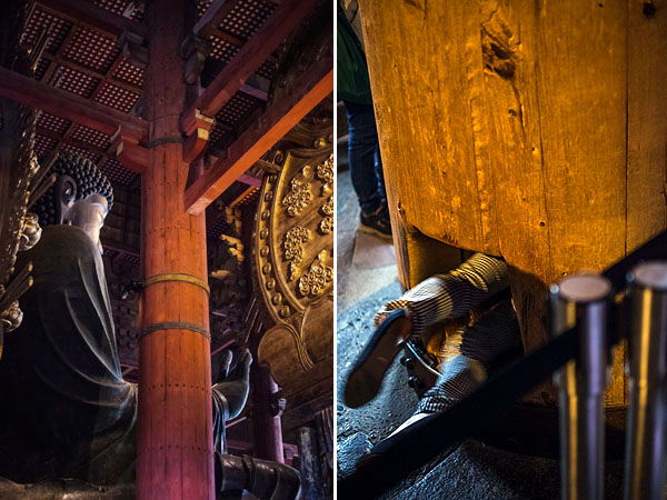 Anyone who is intrigued at the size of the 'Big Buddha' can try passing through the hole which is the same size as the Buddha's nostril as pictured here. If you are able to pass through then good luck is upon you!