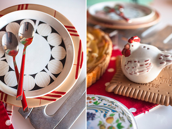 Beautiful kitchenwares from Jasmine's Mum from her regular visits to Nantes